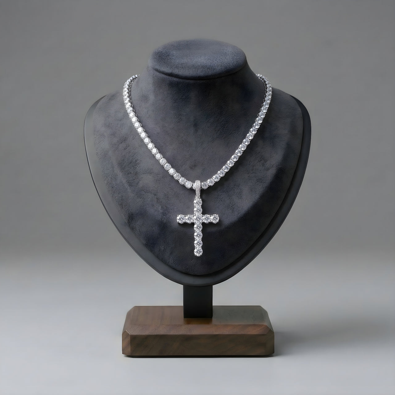Drip Dials - 24inch Zircon Cross